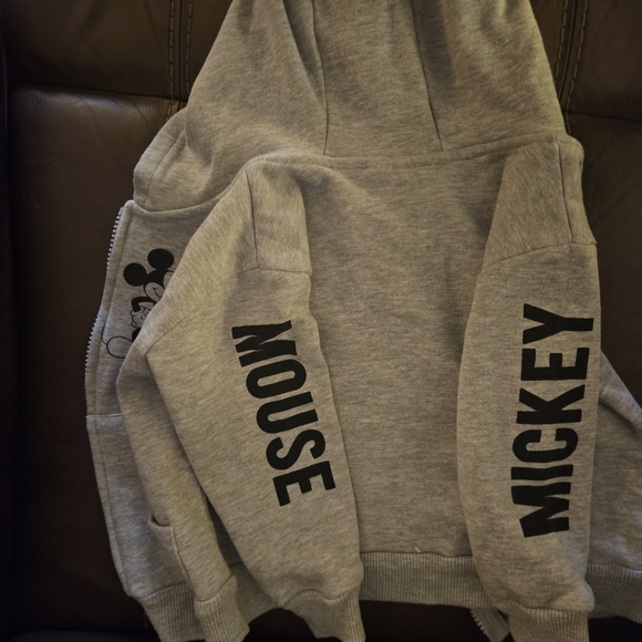 Disney Mickey Mouse Gray and Red Kids Hoodie - Picture 4 of 4